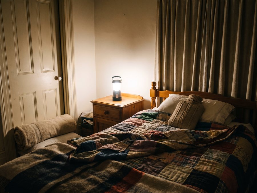 A warm room when the lights go out